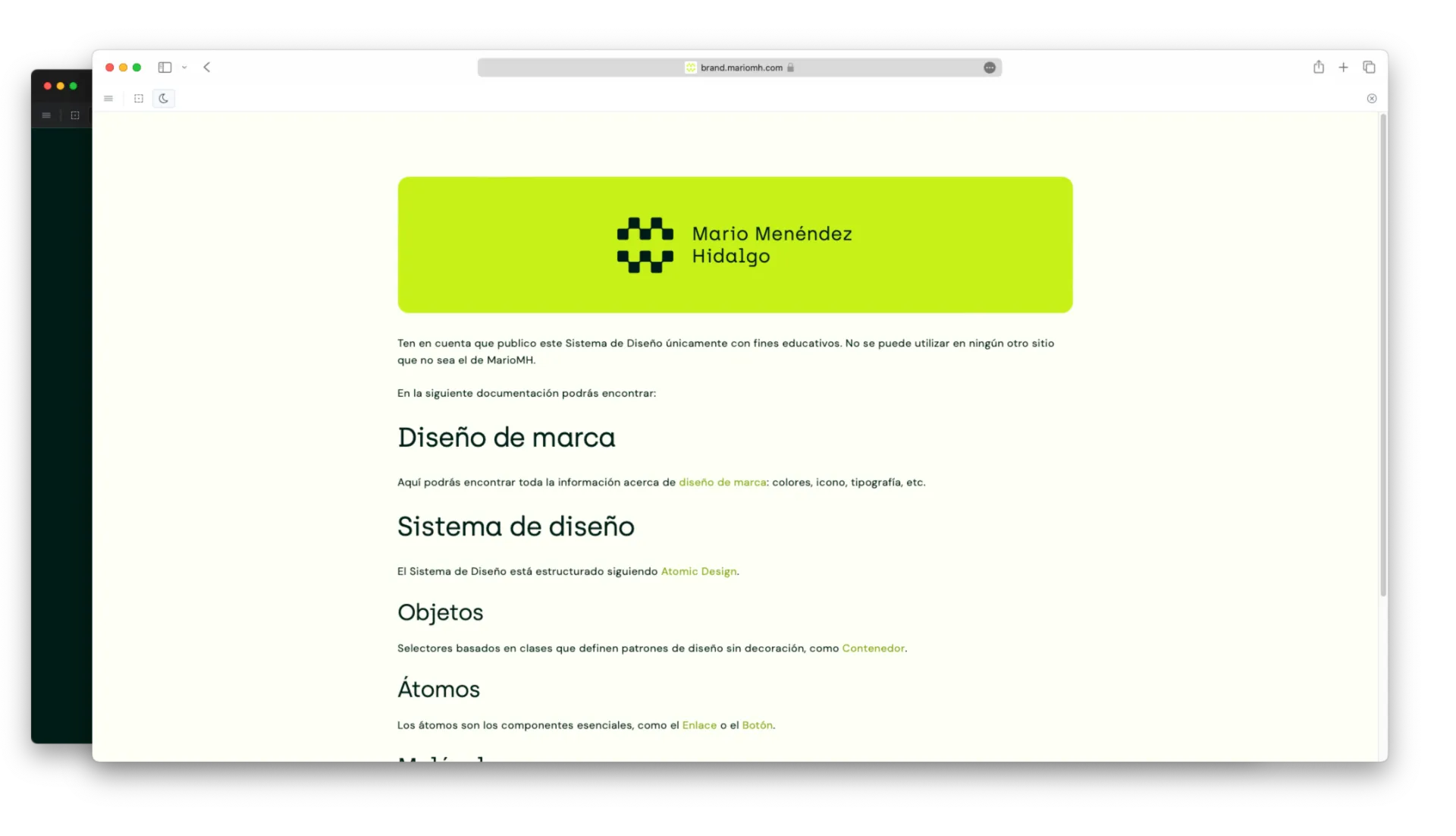 Imagen de la landing page de la herramienta Storybook